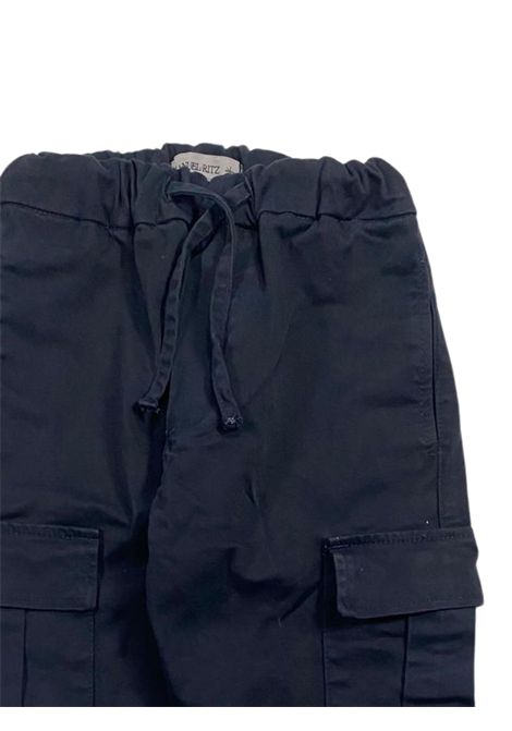 Blue cotton children's trousers Manuel Ritz | MR3164BLU